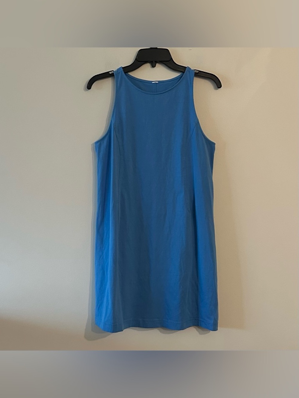 Lululemon Organic Cotton Cinched Waist Dress S/M? Blue Pool Party